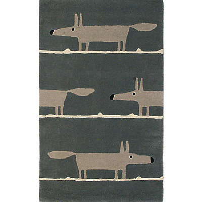 Scion Mr Fox Rug Silver